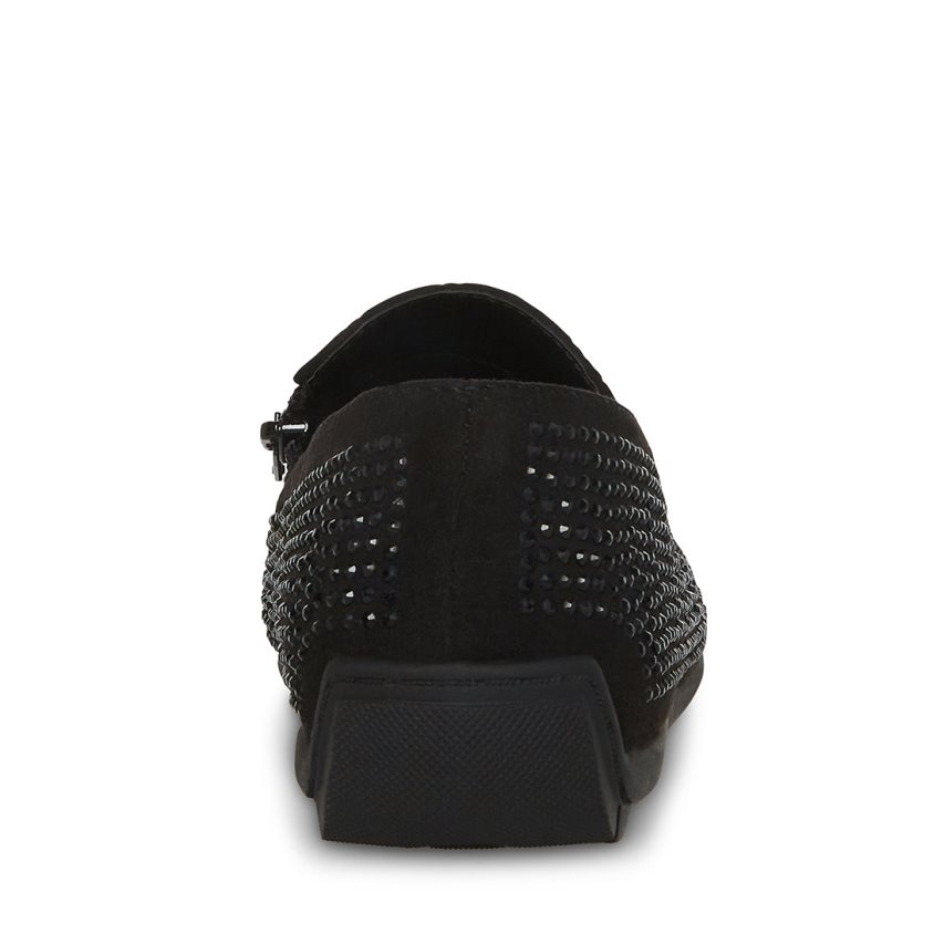 Black Steve Madden Acaviar Kids' Loafers | PH 2490OCJ